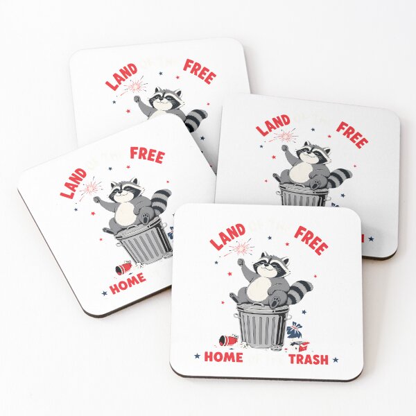 Item preview, Funny Patriotic Trash Panda Land Of The Free Home Of The Trash designed and sold by chattsuede.