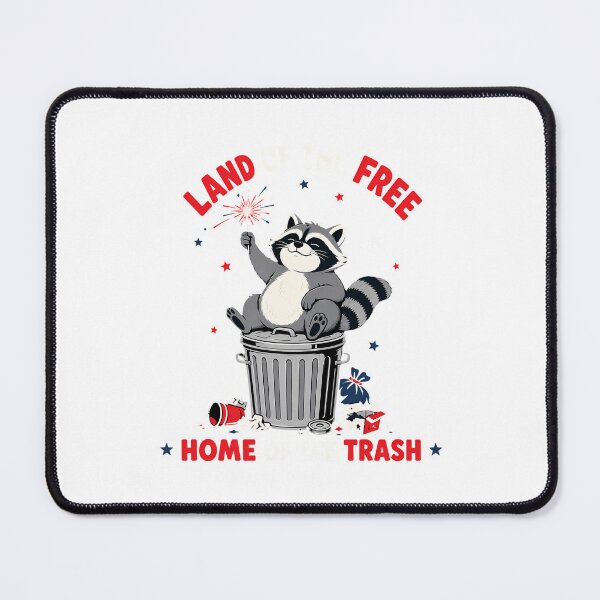 Item preview, Funny Patriotic Trash Panda Land Of The Free Home Of The Trash designed and sold by chattsuede.