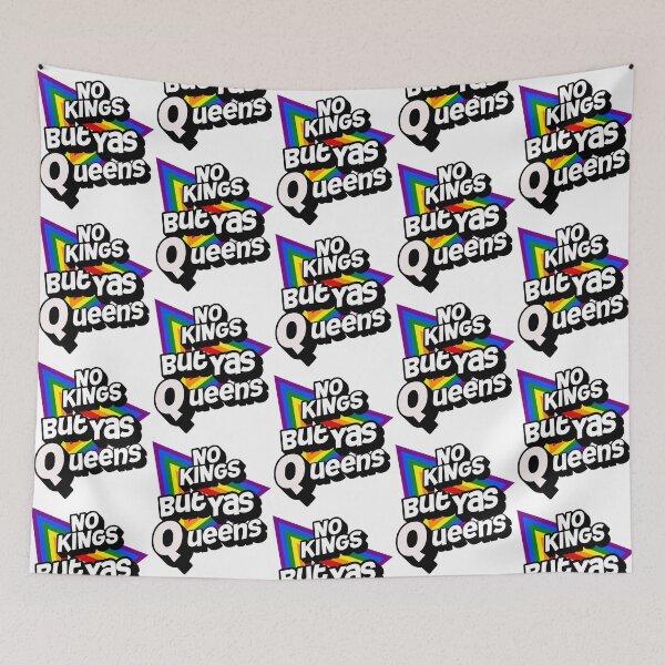 Item preview, No Kings But Yas Queens Pride LGBTQ+ Design designed and sold by StuckOnTees.
