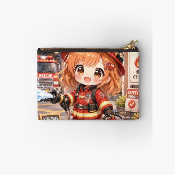 Item preview, Cute Chibi Firefighter Girl designed and sold by konkapo00.