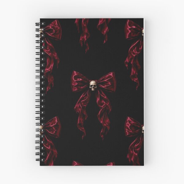 Item preview, Dark Coquette: Gothic Skull & Red Ribbon designed and sold by cabuks.