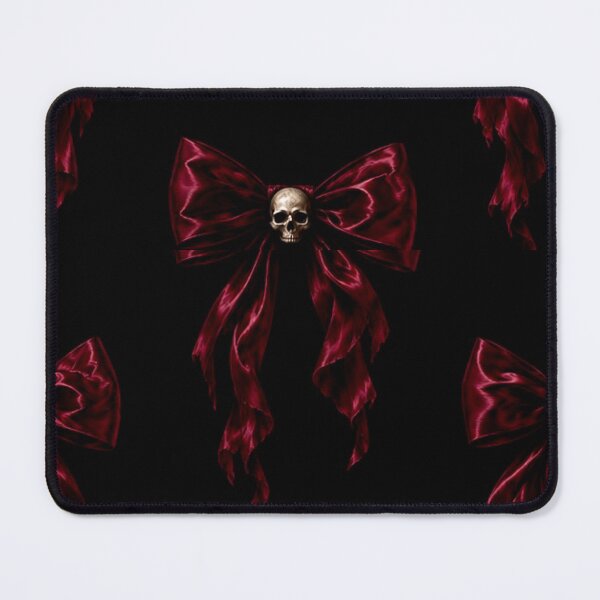Item preview, Dark Coquette: Gothic Skull & Red Ribbon designed and sold by cabuks.