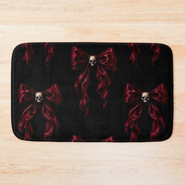Item preview, Dark Coquette: Gothic Skull & Red Ribbon designed and sold by cabuks.