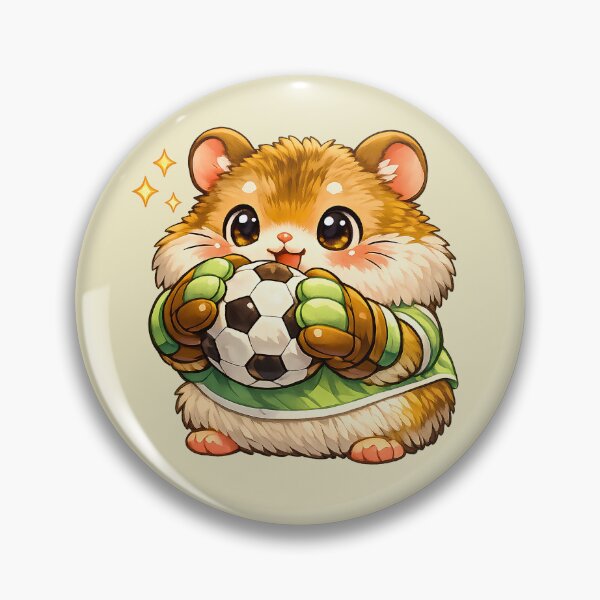 Item preview, Goalkeeper Hamster ?? Cute Football Goalie Design designed and sold by Pick'n Quick.