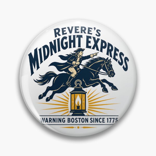 Item preview, Paul Revere Midnight Express Historical Boston Parody designed and sold by chattsuede.