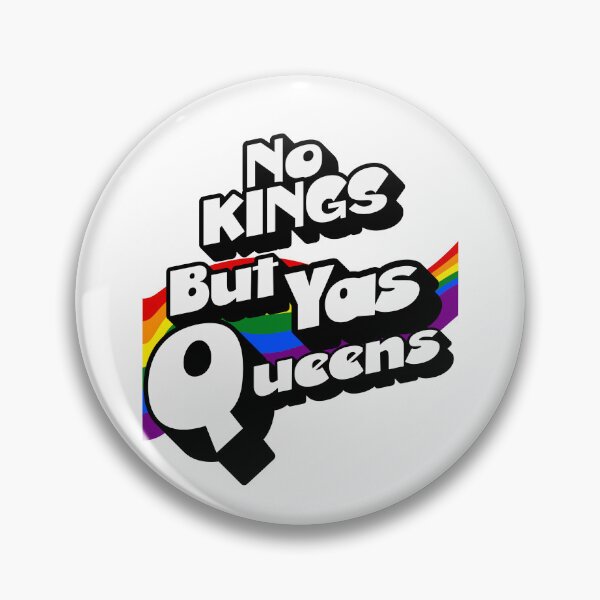 Item preview, No Kings But Yas Queens Rainbow Pride designed and sold by StuckOnTees.