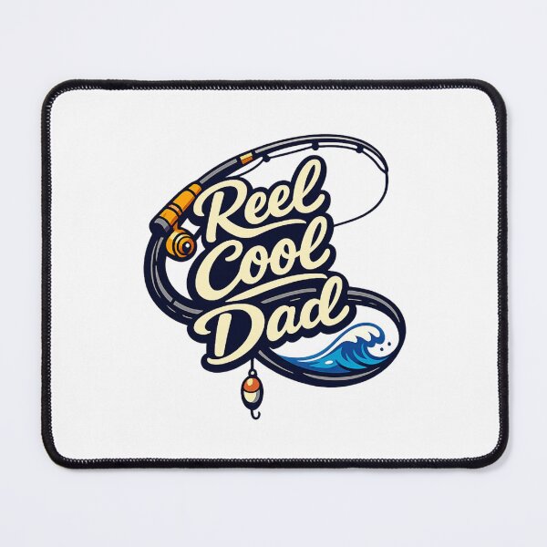 Item preview, Reel Cool Dad Retro Fishing designed and sold by LuveraxArt.