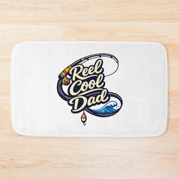Item preview, Reel Cool Dad Retro Fishing designed and sold by LuveraxArt.
