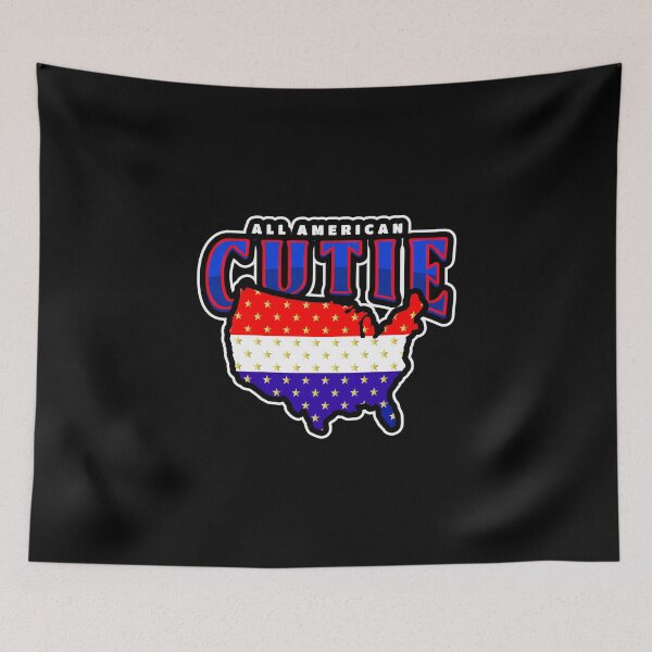 Item preview, Red White Blue American Cutie designed and sold by Sartoris Art.