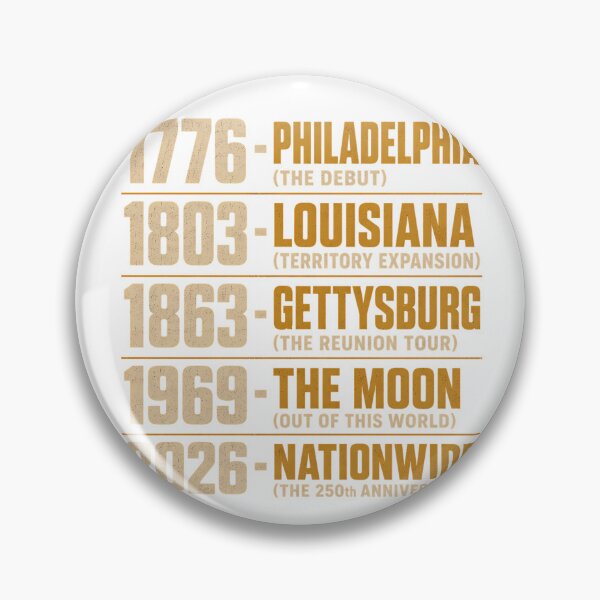 Item preview, American History Concert Tour Vintage Retro designed and sold by chattsuede.