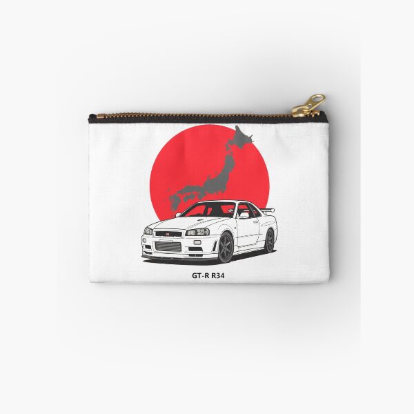 Item preview, GTR R34 Japanese Flag JDM Sports Car Retro  designed and sold by Off-Road-Zone.