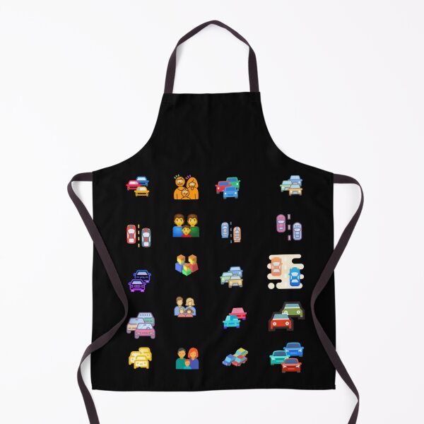 Item preview, We Are All In Our Cars — Family & Traffic Emoji Sticker Sheet designed and sold by Yasmine Mohammed.
