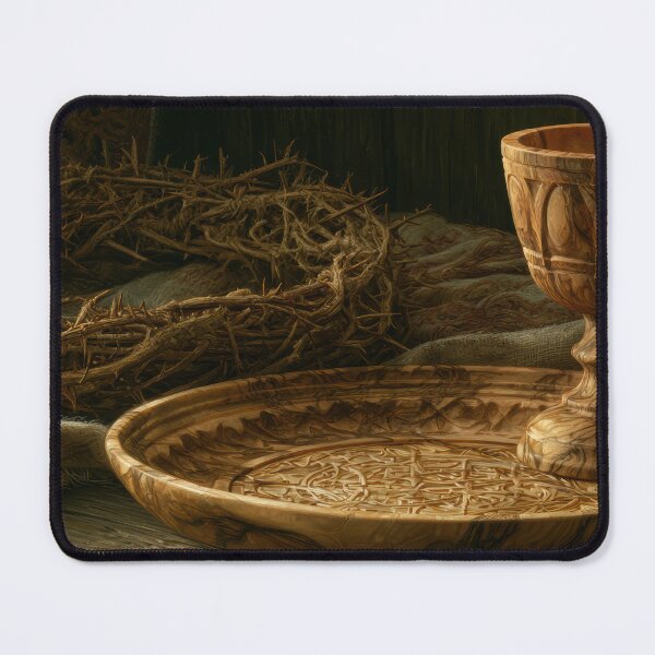Item preview, Olive Wood Communion Chalice and Crown of Thorns designed and sold by Shannon Hilson.