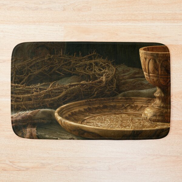 Item preview, Olive Wood Communion Chalice and Crown of Thorns designed and sold by Shannon Hilson.