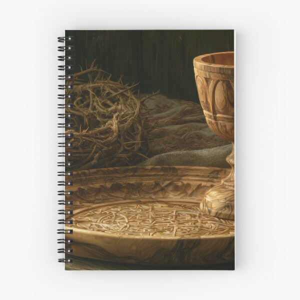 Item preview, Olive Wood Communion Chalice and Crown of Thorns designed and sold by Shannon Hilson.