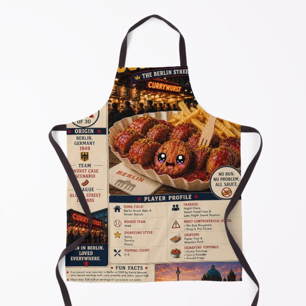 Item preview, Hotdog Heros Currywurst designed and sold by 1mooreroy.