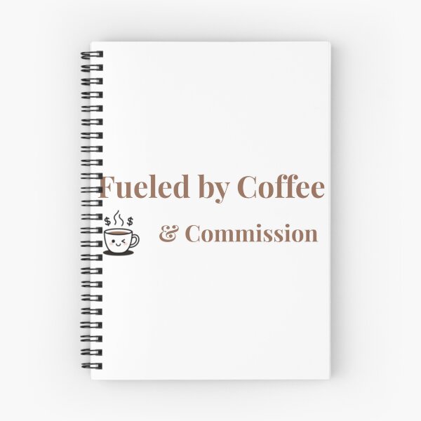 Item preview, Fueled By Coffee And Commission Funny Realtor Gift For Agent designed and sold by Heart Of Texas Co.