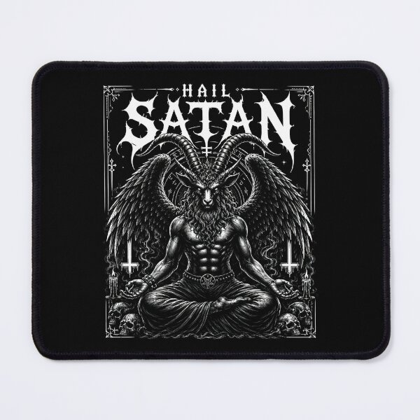 Item preview, Hail Satan Baphomet Gothic Occult Dark Art Design designed and sold by DeimosArtIntl.