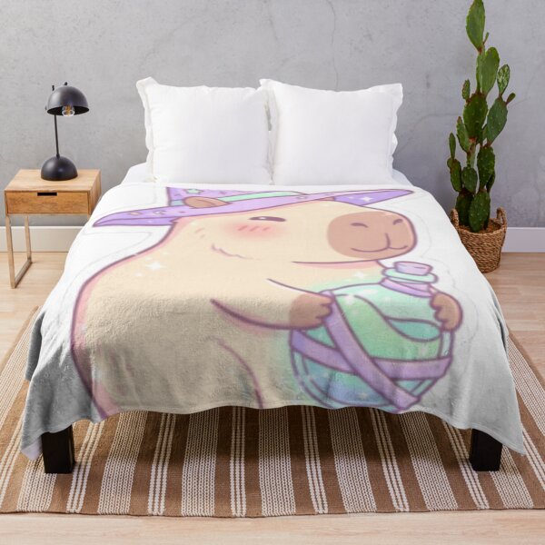 Item preview, Cute Witch Capybara - Kawaii Magical Animal Witchcore Illustration Gift designed and sold by CozyDesignsCo.