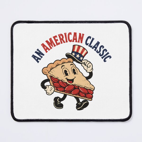 Item preview, Retro Patriotic American Classic Pie Vintage Cartoon designed and sold by chattsuede.
