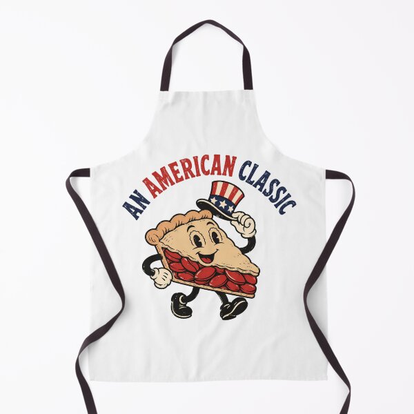 Item preview, Retro Patriotic American Classic Pie Vintage Cartoon designed and sold by chattsuede.