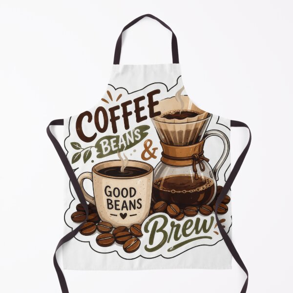Item preview, Coffee Beans and Brew Pour Over Coffee Barista Art designed and sold by Sepia soul.