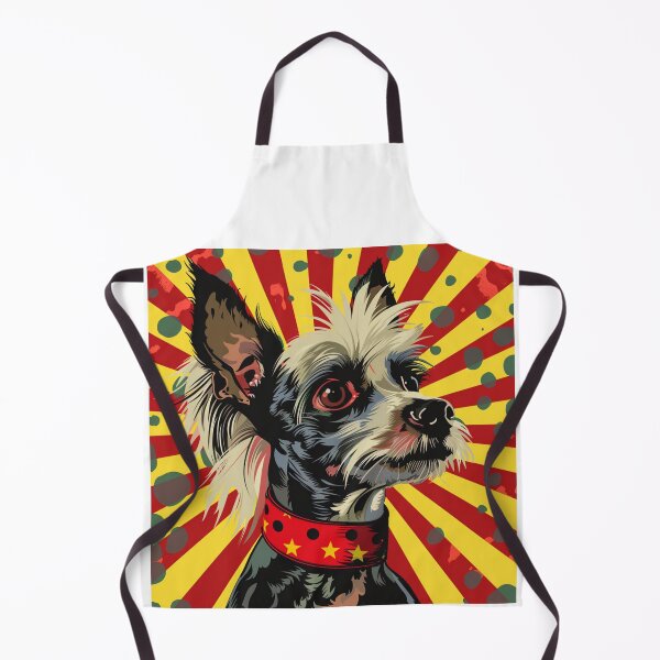 Item preview, Pop art Chinese crested puppy dog designed and sold by MendaciousMina.