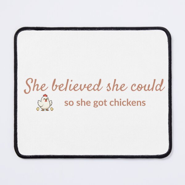 Item preview, She Believed She Could So She Got Chickens Funny Chicken Mom Gift designed and sold by Heart Of Texas Co.
