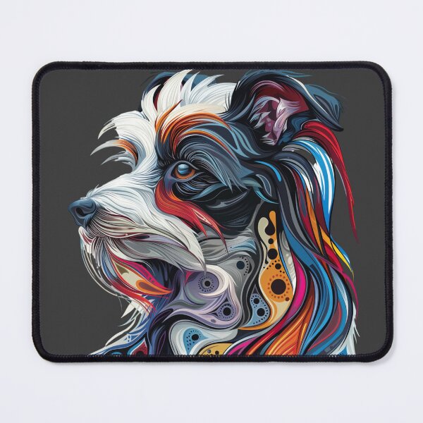 Item preview, Colorful Chinese crested puppy dog designed and sold by MendaciousMina.