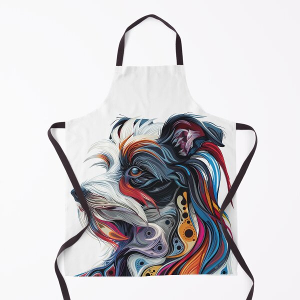 Item preview, Colorful Chinese crested puppy dog designed and sold by MendaciousMina.