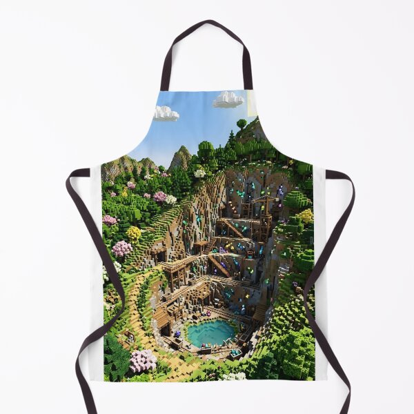 Item preview, MAGIC CRYSTAL MINE IN FANTASY VOXEL VALLEY designed and sold by Curiosiart.
