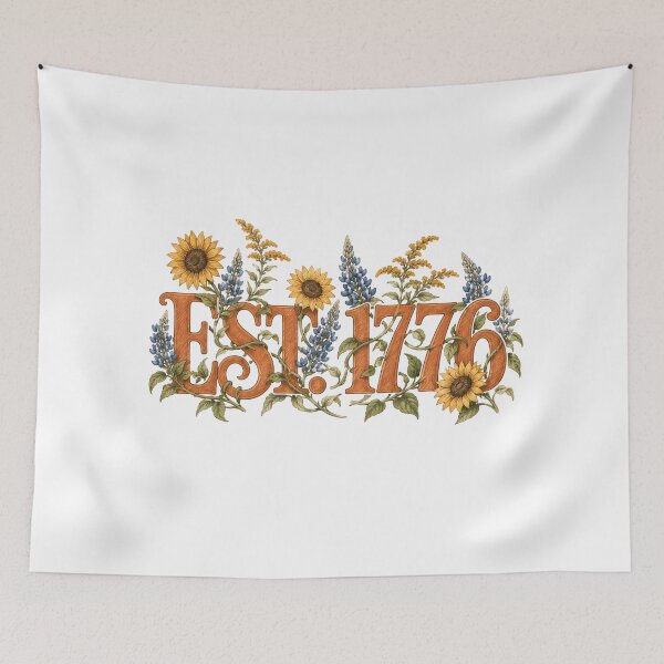 Item preview, Cottagecore 1776 Patriotic Wildflower Aesthetic designed and sold by chattsuede.