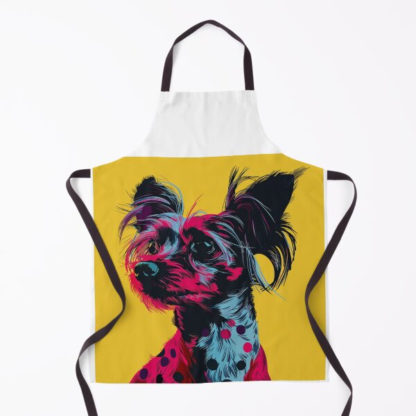 Item preview, Pop art Chinese crested puppy dog designed and sold by MendaciousMina.