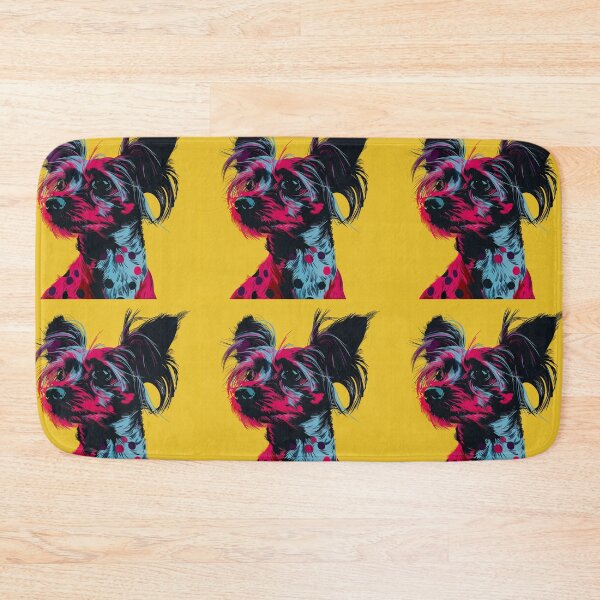 Item preview, Pop art Chinese crested puppy dog designed and sold by MendaciousMina.