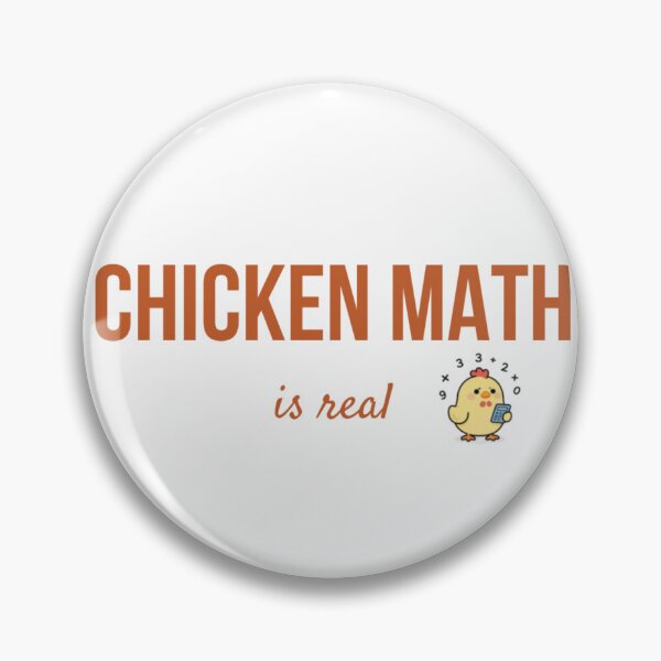 Item preview, Chicken Math Is Real Funny Backyard Chicken Keeper Gift designed and sold by Heart Of Texas Co.
