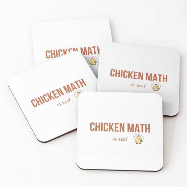 Item preview, Chicken Math Is Real Funny Backyard Chicken Keeper Gift designed and sold by Heart Of Texas Co.