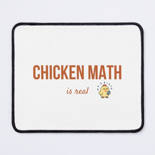 Item preview, Chicken Math Is Real Funny Backyard Chicken Keeper Gift designed and sold by Heart Of Texas Co.