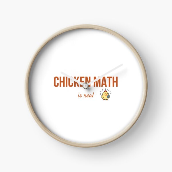 Item preview, Chicken Math Is Real Funny Backyard Chicken Keeper Gift designed and sold by Heart Of Texas Co.