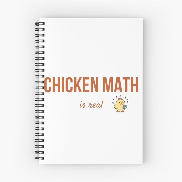 Item preview, Chicken Math Is Real Funny Backyard Chicken Keeper Gift designed and sold by Heart Of Texas Co.