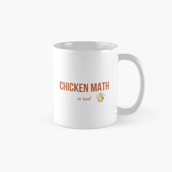 Item preview, Chicken Math Is Real Funny Backyard Chicken Keeper Gift designed and sold by Heart Of Texas Co.