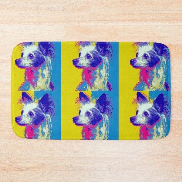 Item preview, Pop art Chinese crested puppy dog designed and sold by MendaciousMina.