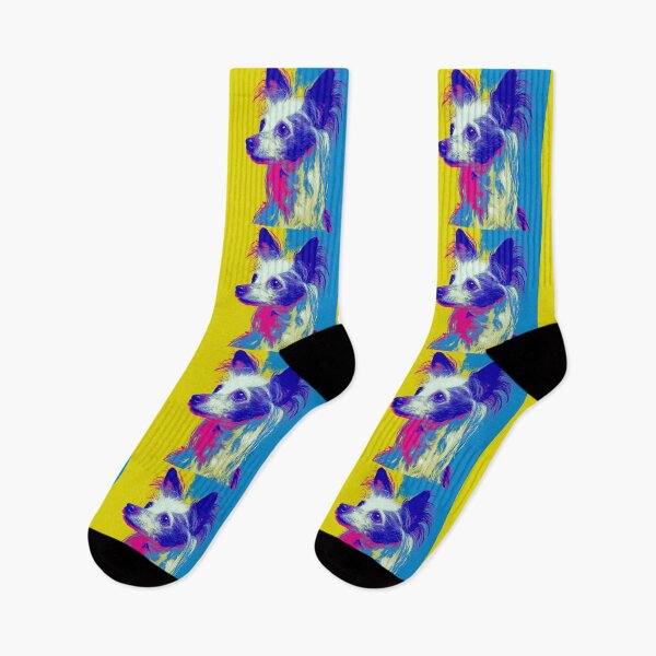 Item preview, Pop art Chinese crested puppy dog designed and sold by MendaciousMina.