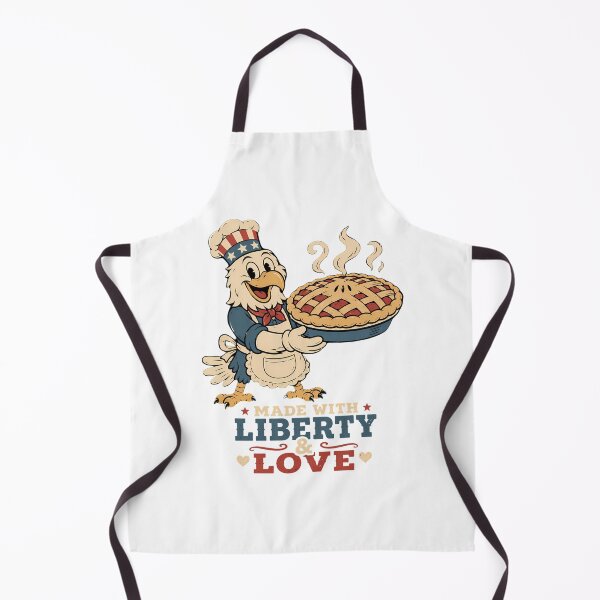 Item preview, Made With Liberty And Love Patriotic American Baking Eagle designed and sold by chattsuede.