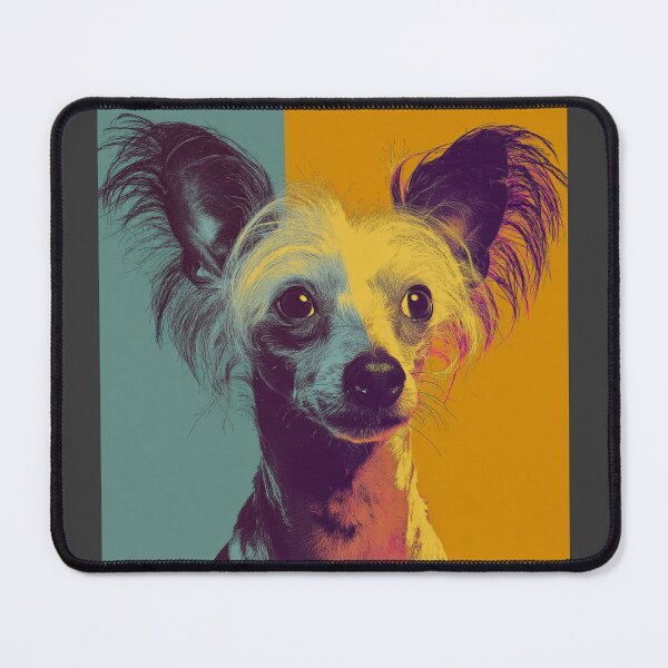 Item preview, Pop art Chinese crested puppy dog designed and sold by MendaciousMina.