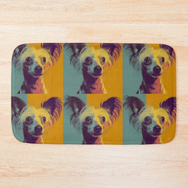 Item preview, Pop art Chinese crested puppy dog designed and sold by MendaciousMina.