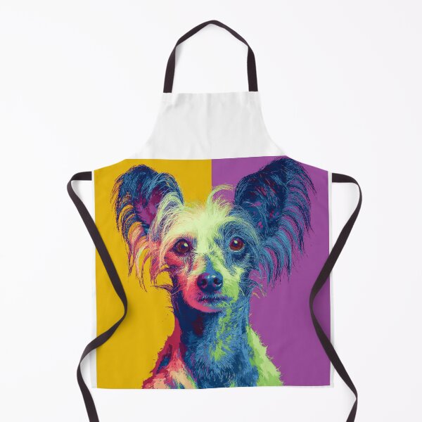 Item preview, Pop art Chinese crested puppy dog designed and sold by MendaciousMina.