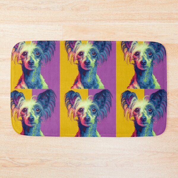 Item preview, Pop art Chinese crested puppy dog designed and sold by MendaciousMina.
