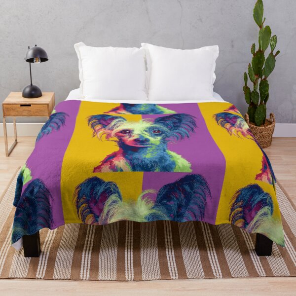 Item preview, Pop art Chinese crested puppy dog designed and sold by MendaciousMina.