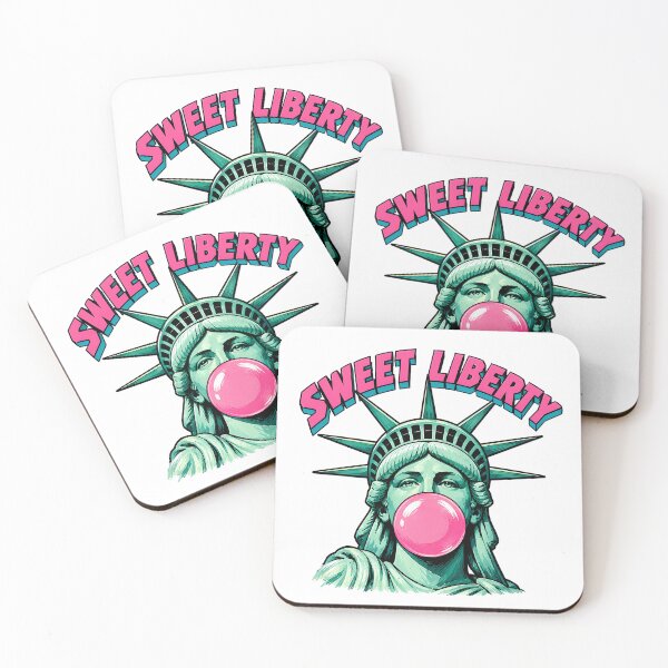Item preview, Sweet Liberty Bubblegum Retro Statue of Liberty designed and sold by chattsuede.