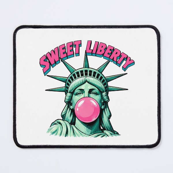 Item preview, Sweet Liberty Bubblegum Retro Statue of Liberty designed and sold by chattsuede.